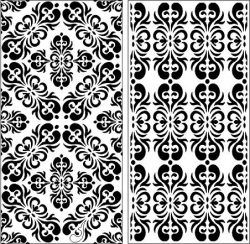 طرح برش لیزری cnc الگوی متقارن پنل صفحه - cnc laser cut symmetrical pattern panel screen ve - برای دستگاه CNC چوب و لیزر (سی ان سی)