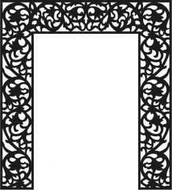 طرح برش لیزر cnc الگوی پارتیشن محراب - cnc laser cut the pattern of the partition of the altar ve - برای دستگاه CNC چوب و لیزر (سی ان سی)