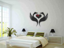 طرح ساعت قو برش خورده با لیزر cnc در اتاق خواب پلاسما - cnc laser cut the swan clock in the bedroom plasma ve - برای دستگاه CNC چوب و لیزر (سی ان سی)