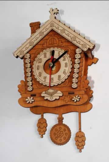 طرح قالب ساعت دیواری برش لیزری cnc - cnc laser cut wall clock template ve - برای دستگاه CNC چوب و لیزر (سی ان سی)