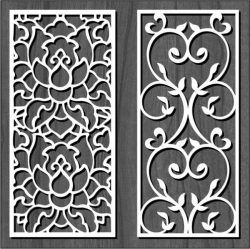طرح برش لیزری cnc گل سفید حجم - cnc laser cut white flower bulkhead ve - برای دستگاه CNC چوب و لیزر (سی ان سی)