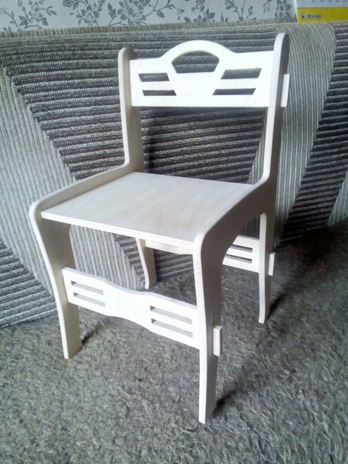طرح قالب صندلی چوبی برش لیزری cnc - cnc laser cut wooden chair template - برای دستگاه CNC چوب و لیزر (سی ان سی)