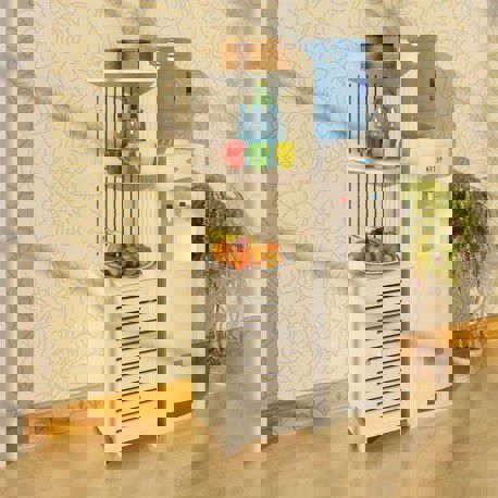 طرح قفسه‌های گوشه‌ای چوبی با برش لیزری cnc قفسه - cnc laser cut wooden corner rack shelves - برای دستگاه CNC چوب و لیزر (سی ان سی)