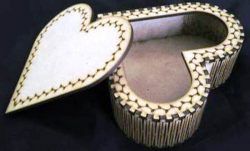 طرح جعبه قلب چوبی برش لیزر cnc با پوشش پوشش - cnc laser cut wooden heart box with cover ve - برای دستگاه CNC چوب و لیزر (سی ان سی)