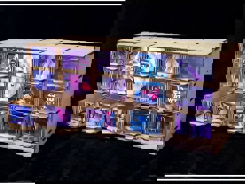 طرح جعبه‌های نگهداری قفسه چوبی برش لیزری cnc - cnc laser cut wooden rack storage boxes - برای دستگاه CNC چوب و لیزر (سی ان سی)