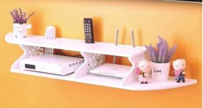 طرح قفسه دیواری تلویزیون چوبی برش لیزری cnc - cnc laser cut wooden wall tv shelf - برای دستگاه CNC چوب و لیزر (سی ان سی)