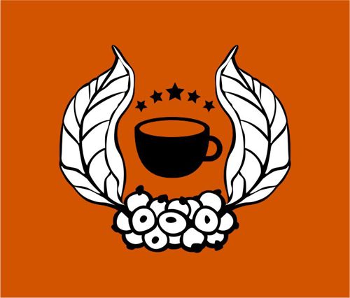 طرح لوگوی قهوه - coffee logo - برای دستگاه CNC چوب و لیزر (سی ان سی)