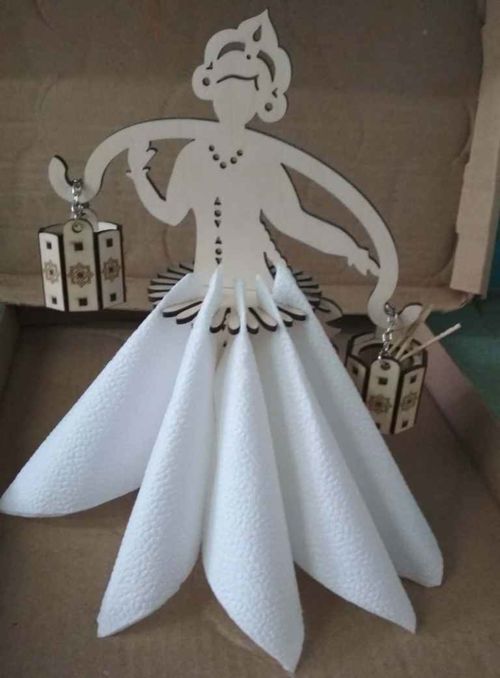 طرح مجموعه جا نگهدارنده دستمال برای برش لیزری - collection of napkin holders for laser cutting ve - برای دستگاه CNC چوب و لیزر (سی ان سی)