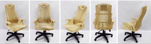 طرح صندلی کامپیوتر وسیله ( ) - computer chair ve - برای دستگاه CNC چوب و لیزر (سی ان سی)