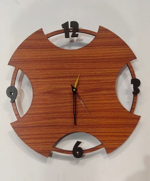 طرح ساعت دیواری با طراحی مدرن برای برش لیزری - contemporary design wall clock for laser cut ve - برای دستگاه CNC چوب و لیزر (سی ان سی)