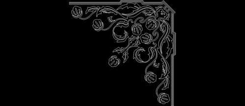 طرح گوشه طراحی 08 7 - corner design 0817 - برای دستگاه CNC چوب و لیزر (سی ان سی)