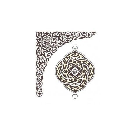 طرح گوشه طراحی احسان - corner design ihsan - برای دستگاه CNC چوب و لیزر (سی ان سی)