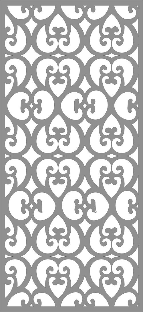 طرح الگوی گل قلاب بافی برای برش لیزری - crocheted flower screen pattern for laser cutting - برای دستگاه CNC چوب و لیزر (سی ان سی)