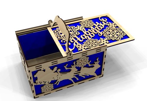 طرح ایده‌های جعبه کادوی زیبا و - cute gift box ideas ve - برای دستگاه CNC چوب و لیزر (سی ان سی)