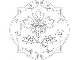 طرح وکتور آماده برش گل برای دستگاه CNC چوب و لیزر ( سی ان سی )