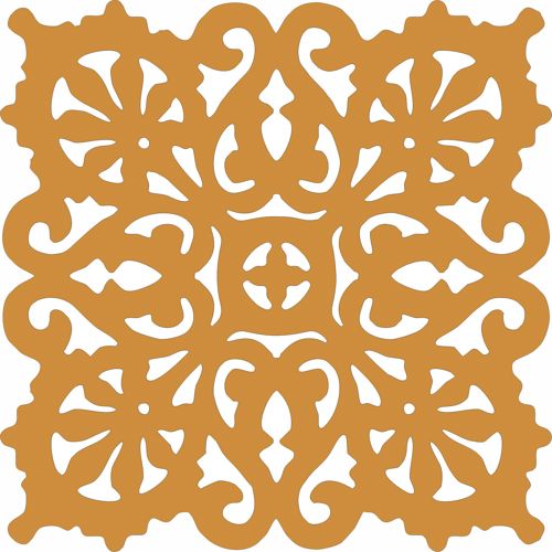 طرح گلدار برای برش لیزری - damask floral pattern for laser cutting - برای دستگاه CNC چوب و لیزر (سی ان سی)