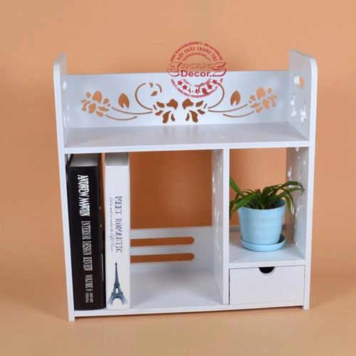 طرح قفسه کتاب تزئینی کتابخانه لیزر - decorative bookshelf bookcase laser cut - برای دستگاه CNC چوب و لیزر (سی ان سی)