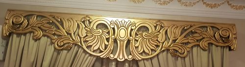 طرح تزئینی الگوی حاشیه پرده پارچه - decorative design pattern border curtain - برای دستگاه CNC چوب و لیزر (سی ان سی)