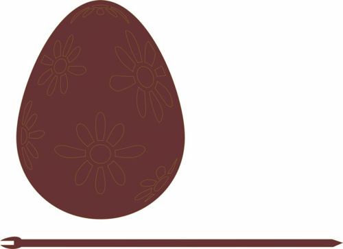 طرح تزیینی کیک عید عید تزئینی طرح الگو - decorative easter cake topper ornament pattern - برای دستگاه CNC چوب و لیزر (سی ان سی)