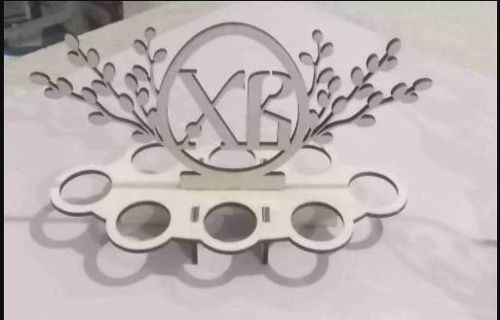 طرح decorative-easter-egg-stand-for-laser-cutting-ve