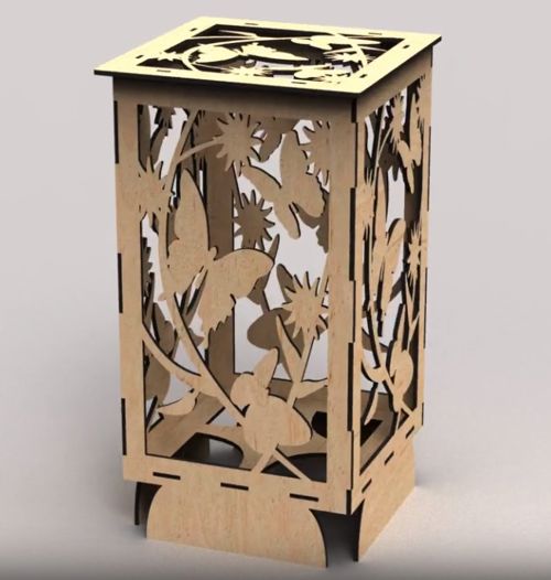 طرح لامپ تزئینی برای برش لیزری - decorative lamp for laser cutting ve - برای دستگاه CNC چوب و لیزر (سی ان سی)