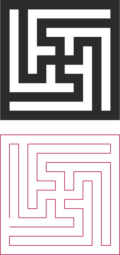 طرح شبکه تزئینی وکتور - decorative lattice vector - برای دستگاه CNC چوب و لیزر (سی ان سی)