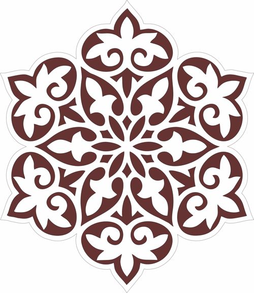 طرح دایره تزئینی طرح برای برش لیزر - decorative motifs circle design for laser cut ve - برای دستگاه CNC چوب و لیزر (سی ان سی)