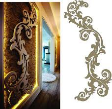 طرح پنل توری تزئینی الگو - decorative panel grille pattern - برای دستگاه CNC چوب و لیزر (سی ان سی)