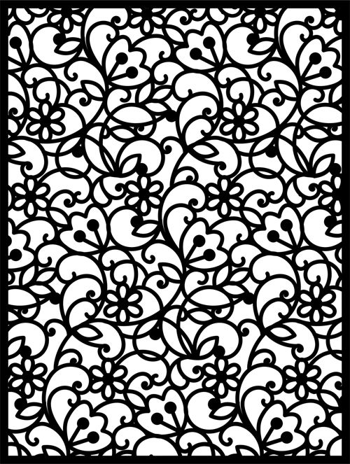 طرح decorative-privacy-partition-indoor-panel-room-divider-floral-lattice-stencil-design