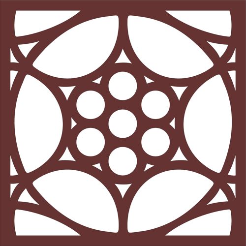 طرح decorative-privacy-partition-indoor-panel-room-divider-grill-seamless-pattern-for-laser-cutting