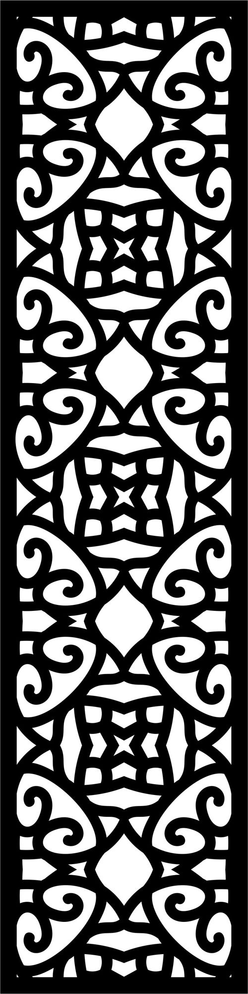 طرح decorative-privacy-partition-indoor-panels-floral-lattice-stencil-room-divider-patterns-for-laser-cut-ve