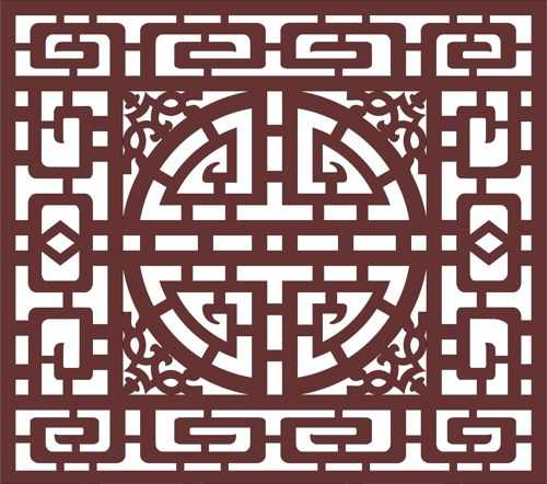 طرح decorative-privacy-partition-indoor-panels-room-divider-lattice-seamless-for-laser-cut-ve