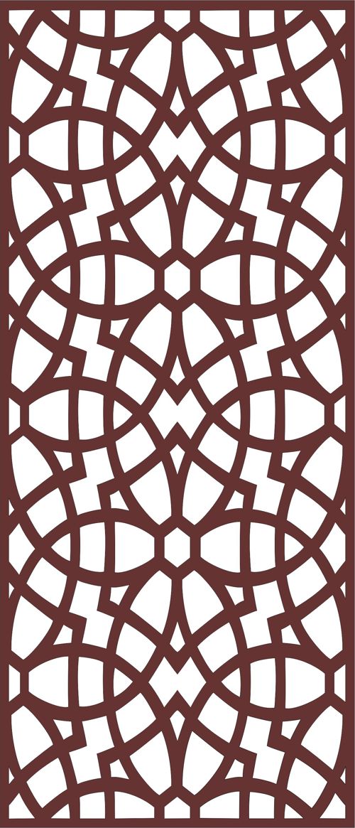 طرح decorative-privacy-partition-indoor-panels-room-divider-seamless-pattern-for-laser-cutting