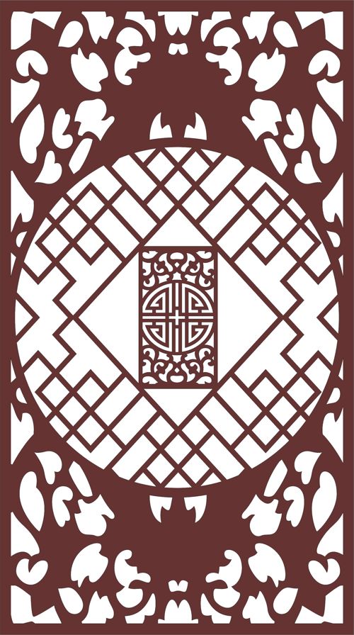 طرح decorative-privacy-partition-indoor-panels-screen-room-divider-pattern-cnc-laser-cutting