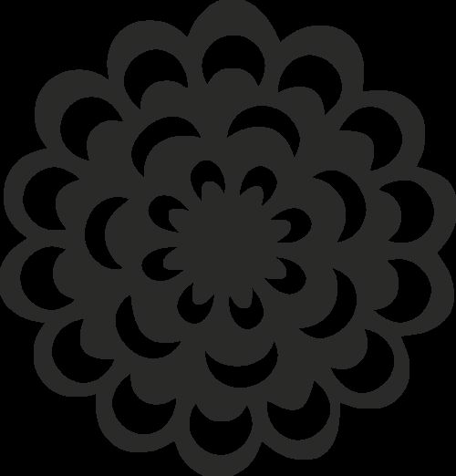 طرح تزئینی گرد مشبک 00 - decorative round grille 002 - برای دستگاه CNC چوب و لیزر (سی ان سی)