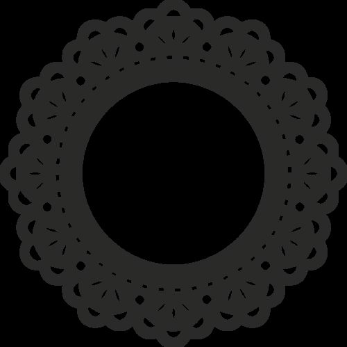 طرح تزئینی گرد مشبک 00 - decorative round grille 005 - برای دستگاه CNC چوب و لیزر (سی ان سی)
