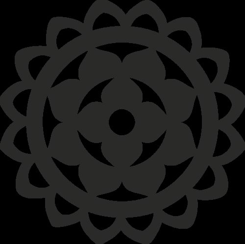 طرح تزئینی گرد مشبک 0 4 - decorative round grille 014 - برای دستگاه CNC چوب و لیزر (سی ان سی)