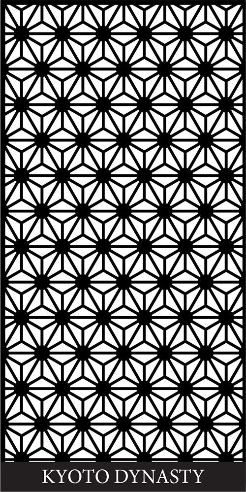 طرح صفحه تزئینی - decorative screen - برای دستگاه CNC چوب و لیزر (سی ان سی)