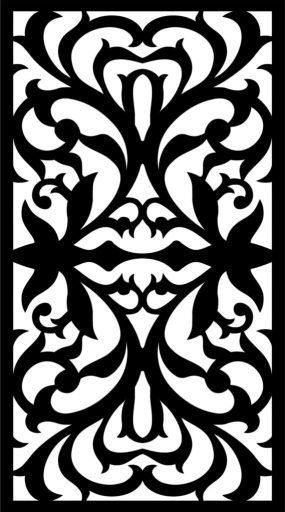 طرح الگوهای صفحه نمایش تزئینی برای برش لیزری 9 - decorative screen patterns for laser cutting 9 - برای دستگاه CNC چوب و لیزر (سی ان سی)