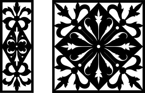 طرح الگوهای صفحه نمایش تزئینی برای برش لیزری 0 - decorative screen patterns for laser cutting 10 - برای دستگاه CNC چوب و لیزر (سی ان سی)