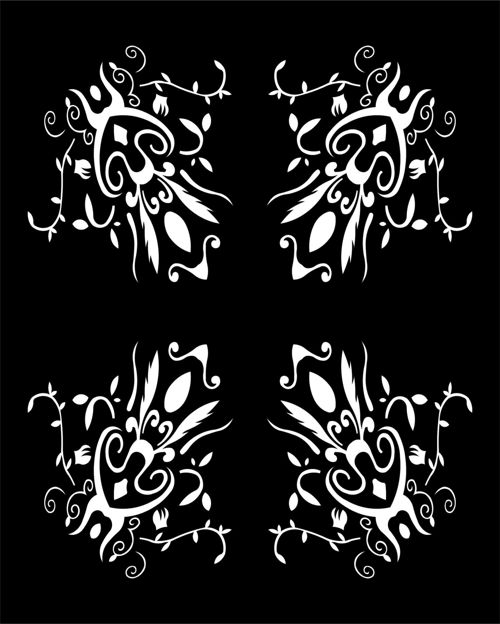 طرح الگوهای صفحه نمایش تزئینی برای برش لیزری - decorative screen patterns for laser cutting 11 - برای دستگاه CNC چوب و لیزر (سی ان سی)
