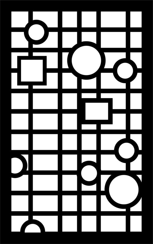 طرح الگوهای صفحه نمایش تزئینی برای برش لیزری - decorative screen patterns for laser cutting 16 - برای دستگاه CNC چوب و لیزر (سی ان سی)