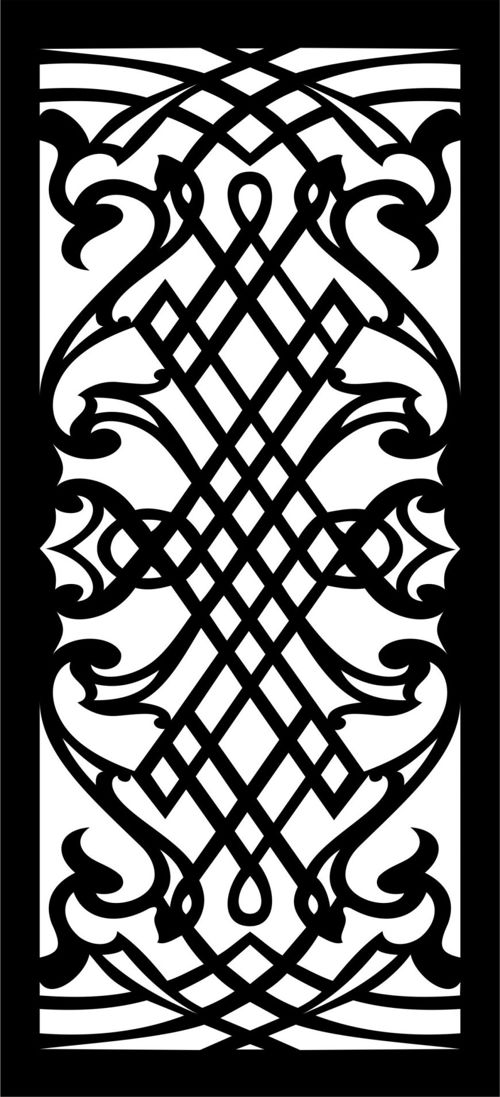 طرح الگوهای صفحه نمایش تزئینی برای برش لیزر - decorative screen patterns for laser cutting 24 - برای دستگاه CNC چوب و لیزر (سی ان سی)