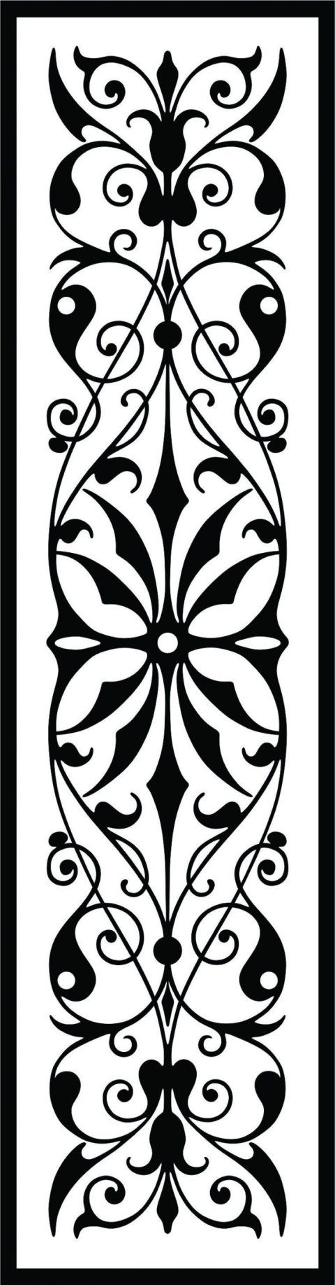 طرح الگوهای صفحه نمایش تزئینی برای برش لیزری - decorative screen patterns for laser cutting 36 - برای دستگاه CNC چوب و لیزر (سی ان سی)