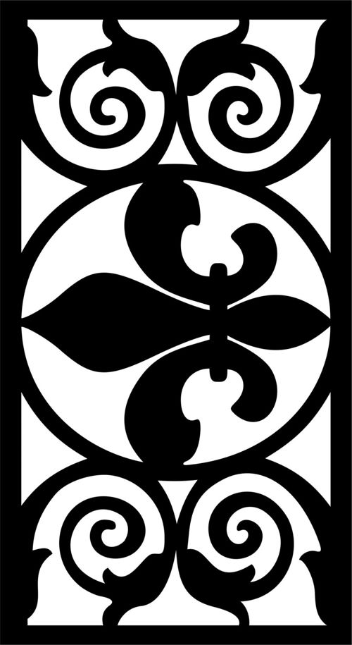 طرح الگوهای صفحه نمایش تزئینی برای برش لیزری - decorative screen patterns for laser cutting 38 - برای دستگاه CNC چوب و لیزر (سی ان سی)