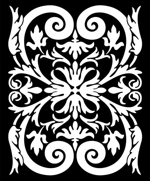 طرح الگوهای صفحه نمایش تزئینی برای برش لیزری - decorative screen patterns for laser cutting 39 - برای دستگاه CNC چوب و لیزر (سی ان سی)