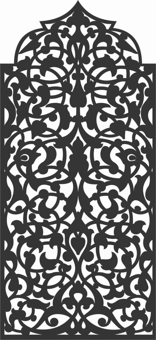 طرح الگوهای صفحه نمایش تزئینی برای برش لیزری - decorative screen patterns for laser cutting 45 - برای دستگاه CNC چوب و لیزر (سی ان سی)