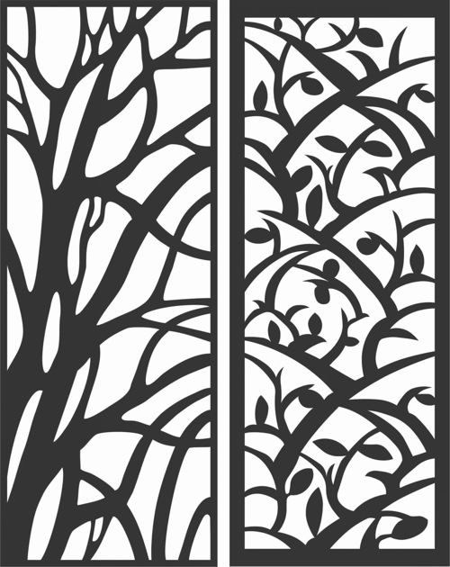 طرح الگوهای صفحه نمایش تزئینی برای برش لیزری - decorative screen patterns for laser cutting 62 - برای دستگاه CNC چوب و لیزر (سی ان سی)