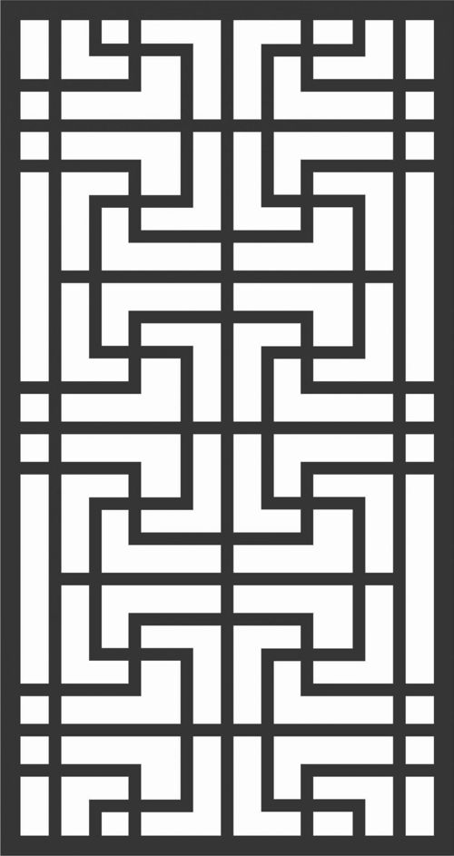 طرح الگوهای صفحه نمایش تزئینی برای برش لیزری 76 - decorative screen patterns for laser cutting 76 - برای دستگاه CNC چوب و لیزر (سی ان سی)