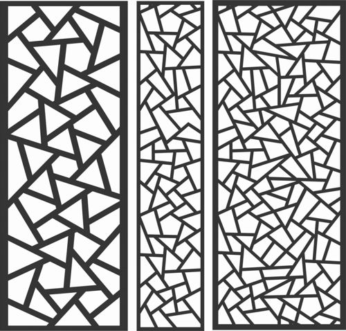 طرح الگوهای صفحه نمایش تزئینی برای برش لیزری 80 - decorative screen patterns for laser cutting 80 - برای دستگاه CNC چوب و لیزر (سی ان سی)